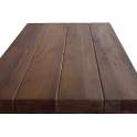 Mesa Centro Industrial Madera Mango y Forja Serie Amando