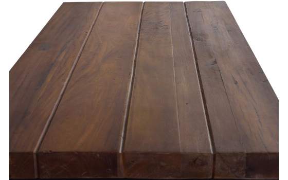 Mesa Centro Industrial Madera Mango y Forja Serie Amando