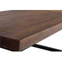 Mesa Centro Industrial Madera Mango y Forja Serie Amando