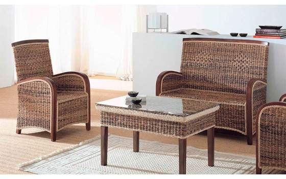 Mesa Centro Madera Abaca Albange
