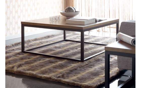 Mesa Centro Forja Milan 3 Tamaños