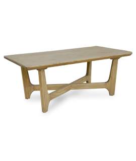 Mesa Centro Moderna Madera Maciza Mindi - Serie Adasip