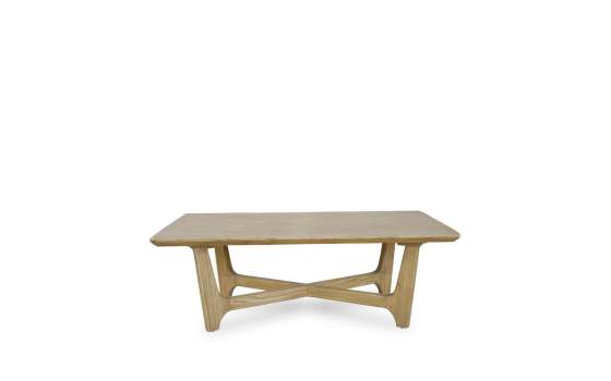 Mesa Centro Moderna Madera Maciza Mindi - Serie Adasip