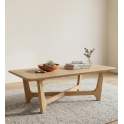 Mesa Centro Moderna Madera Maciza Mindi - Serie Adasip