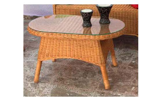 Mesa Centro Rattan Medula Albange