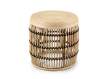 Mesa Centro Rattan Rejilla Bicolor Serie Arcosk
