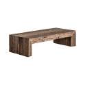 Mesa Centro Rectangular Grande Madera Rustica Samsun