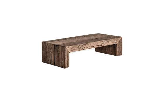 Mesa Centro Rectangular Grande Madera Rustica Samsun