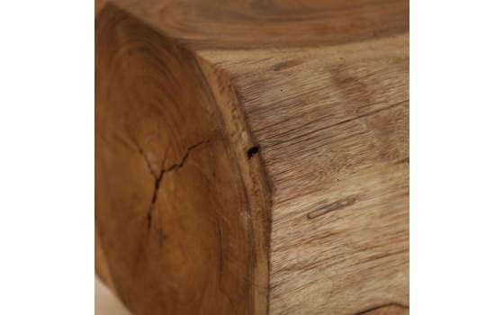 Mesa Centro Rectangular Grande Tronco Madera Rustica Dharm