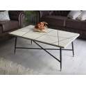 Mesa Centro Rectangular Hueso Estilo Contemporaneo Miska