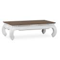Mesa Centro Rectangular Nogal Blanca Provenzal Everest