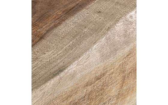 Mesa Centro Rectangular Tronco Madera Rustica Dharm