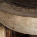 Mesa Centro Redonda Tronco de Suar Serie Tuxford