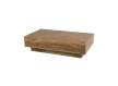 Mesa Centro Rustica Madera Maciza 120x65 - Serie Albon