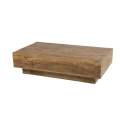 Mesa Centro Rustica Madera Maciza 120x65 - Serie Albon