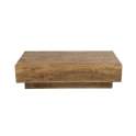 Mesa Centro Rustica Madera Maciza 120x65 - Serie Albon