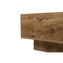 Mesa Centro Rustica Madera Maciza 120x65 - Serie Albon