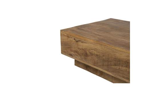 Mesa Centro Rustica Madera Maciza 120x65 - Serie Albon