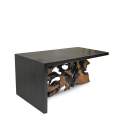 Mesa Centro Rustica Madera y Raiz de Teca - Serie Arceda