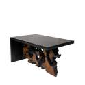 Mesa Centro Rustica Madera y Raiz de Teca - Serie Arceda