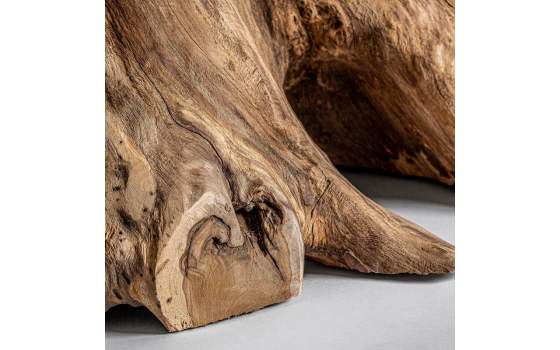 Mesa Centro Rustica Raices y Tronco de Suar Serie Aeddon