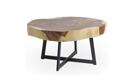 Mesa Centro Tablero Suar Irregular - Serie Arcales