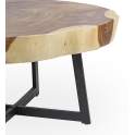 Mesa Centro Tablero Suar Irregular - Serie Arcales
