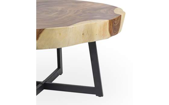 Mesa Centro Tablero Suar Irregular - Serie Arcales