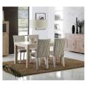 Mesa Colonial Extensible Decape blanco Elisean