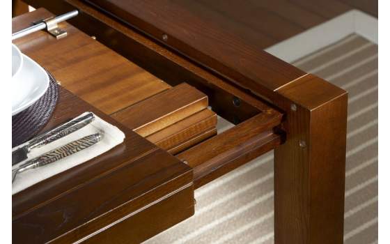 Mesa Colonial Rectangular Extensible 3 Tamaños Atrio