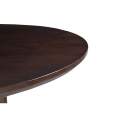 Mesa Comedor 120 cm Redonda Madera Mindi Nogal - Acheu