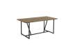 Mesa Comedor 180 cm Estilo Industrial Madera Acero Ausquer