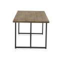 Mesa Comedor 180 cm Estilo Industrial Madera Acero Ausquer