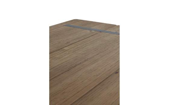 Mesa Comedor 180 cm Estilo Industrial Madera Acero Ausquer