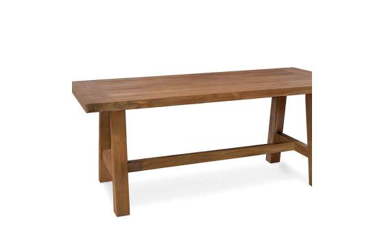 Mesa Comedor 200 X 100 Teca Rustica Serie Aferoe