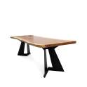 Mesa Comedor Acero Madera Suar de 250 Serie Assoats