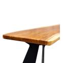 Mesa Comedor Acero Madera Suar de 250 Serie Assoats