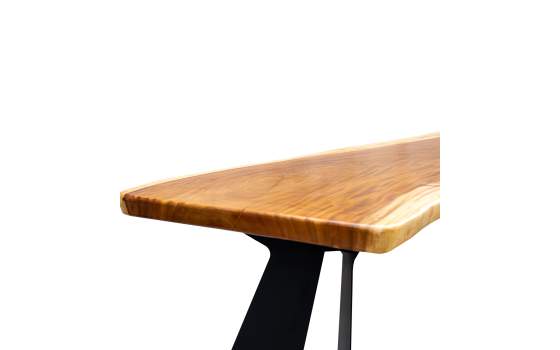 Mesa Comedor Acero Madera Suar de 250 Serie Assoats