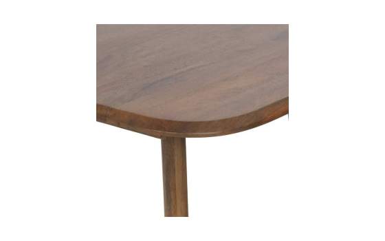 Mesa Comedor Actual 140 cm Color Nogal Claro - Serie Alort