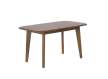 Mesa Comedor Actual 160 cm Color Nogal Claro - Serie Alort
