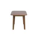 Mesa Comedor Actual 160 cm Color Nogal Claro - Serie Alort