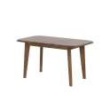 Mesa Comedor Actual 160 cm Color Nogal Claro - Serie Alort