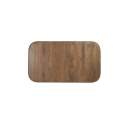 Mesa Comedor Actual 160 cm Color Nogal Claro - Serie Alort