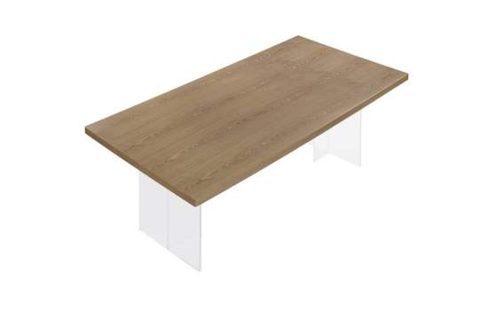 Mesa Comedor Actual de 180 X 90 Tapa Madera - Serie Aguade