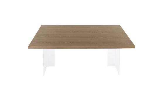 Mesa Comedor Actual de 180 X 90 Tapa Madera - Serie Aguade
