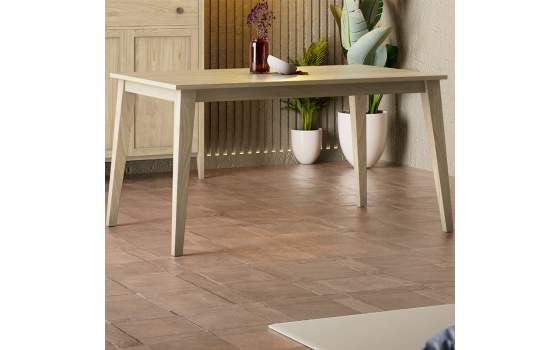 Mesa Comedor Aguja Extensible Estilo Provenzal Adismu