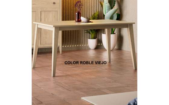 Mesa Comedor Aguja Extensible Estilo Provenzal Adismu