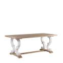 Mesa Comedor Blanca Nogal Provenzal Ariana