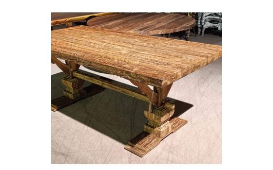 Mesa Comedor Bodeguera Rustica Grande en 2 Tamaños