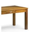 Mesa Comedor Colonial 2 Cajones Rectangular Serie Star